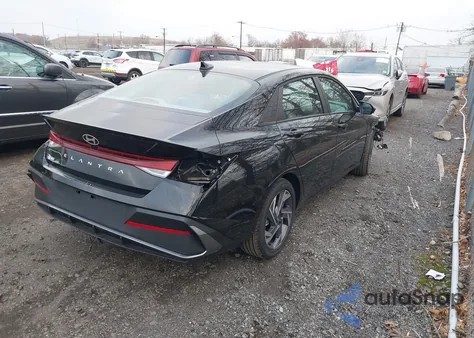 2025 Hyundai Elantra Sel Sport z USA, uszkodzony, nr VIN KMHLM4DG1SU065480